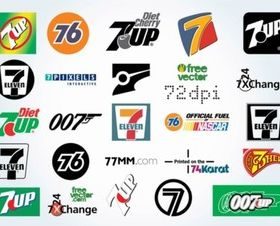 Seven Logos vector graphics