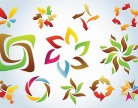 Vector Logo Stock Footage