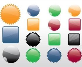 Free Design Stickers Vectors graphic