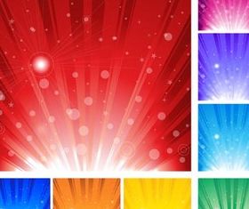 Colorful Backgrounds vectors material