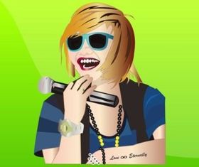 Charice Portrait vector graphic