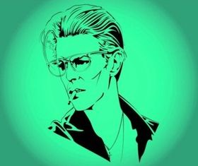 David Bowie Vector graphics