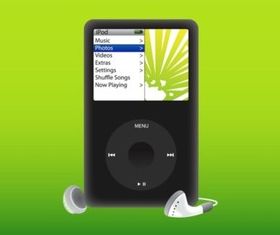 iPod Player vector graphics