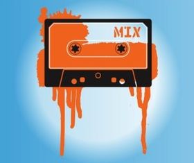 Mixtape vector graphic