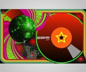 Party Poster set vector