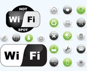 Wifi Icons vector design