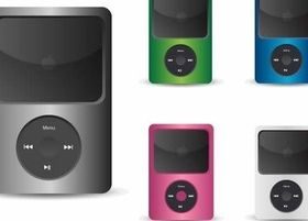 Figure iPod Icon vectors graphic