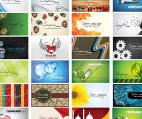 Creative Cards free vector