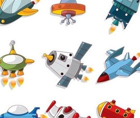 Space Aircraft free vector