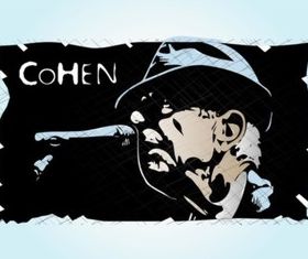 Leonard Cohen vector