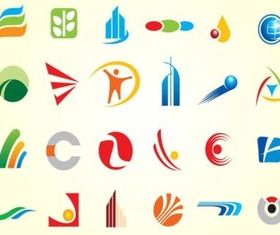 Simple Logo Shapes Vectors