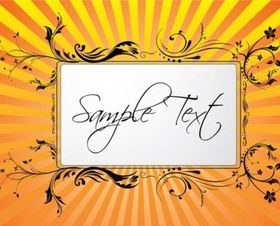 Nature Frame Vector graphic