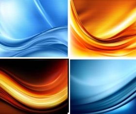 Backgrounds graphic set vector