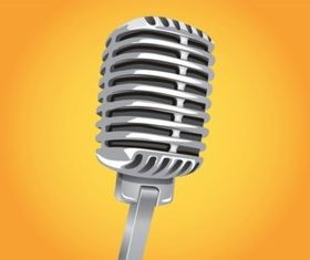 Classic Microphone Vector