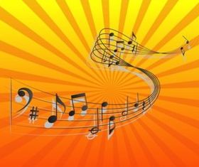 Musical Notes set vector