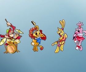 Musical Animals vectors