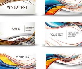 Abstract Cards Design vector graphic