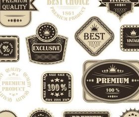Premium Labels free vectors graphics