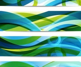 Abstract Banners vector