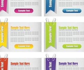 Stylish Design Cards Vector