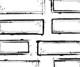 Grunge Splash Frames vector