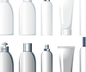 Cosmetic Containers Vector