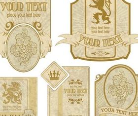 Royal Labels vectors material