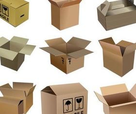 Packaging Boxes Vector graphic