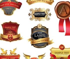 Royal Labels vectors graphics