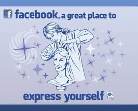 Facebook Expression shiny vector
