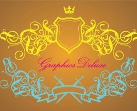 Luxurious Heraldry Graphics vectors