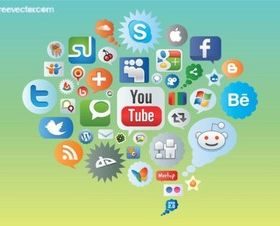 Social MediIcons vector