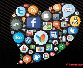 Social Network Icons vector