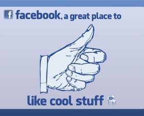 Facebook Like vector set