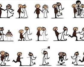 Married Couples Vector design