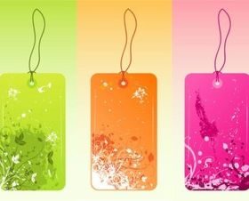 Cool Grunge Tags vector graphics