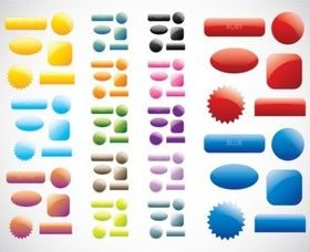 Free Web Buttons Vectors graphics