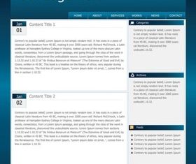 Web Template Vector graphic