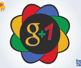 Google Plus 1 Icon vector