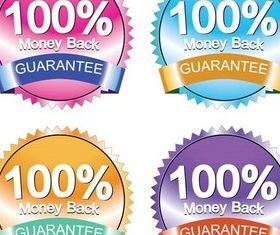 Color Money Stickers vector graphics