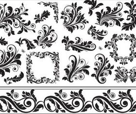 Swirl Floral Design vectors