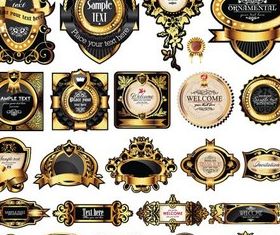 Luxury Labels Vector set