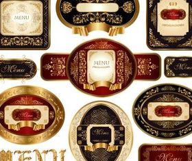 Gold Luxury Labels Vector design