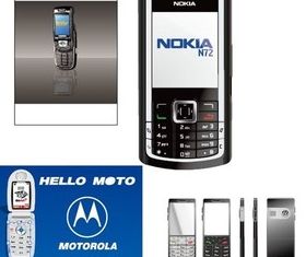 Different mobile phone Illustration vector