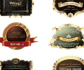 Royal Color Labels vector