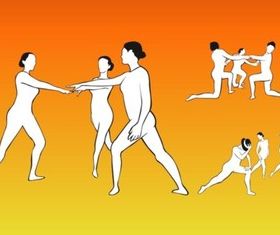 Dancing Steps vector