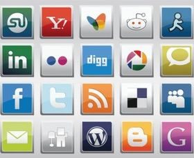 Free Social Medi Icons vector graphics