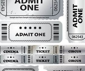 Silver CinemTickets Vector