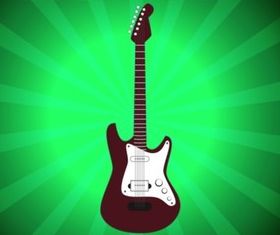 Electric Guitar design vectors
