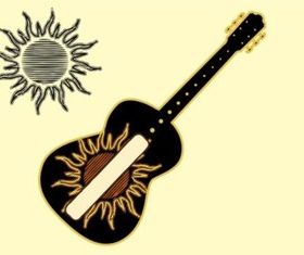 Sun And Music Vector